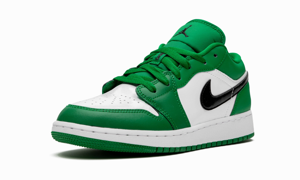 Effortless support Air Jordan 1 Low GS "Pine Green"