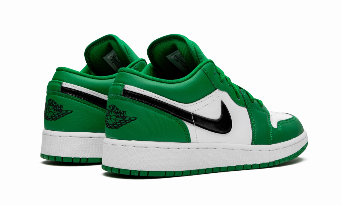Air Jordan 1 Low GS "Pine Green" Iconic Footwear Layered Chic
