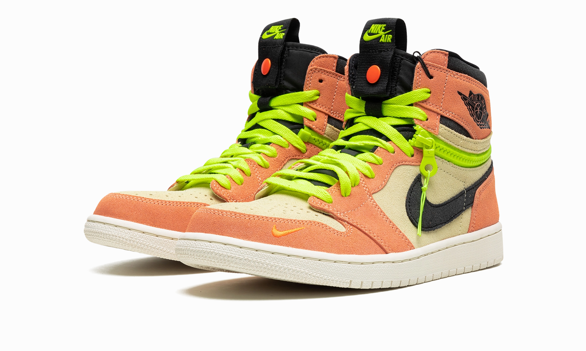 Distinctive materials Air Jordan 1 High Switch "Peach"