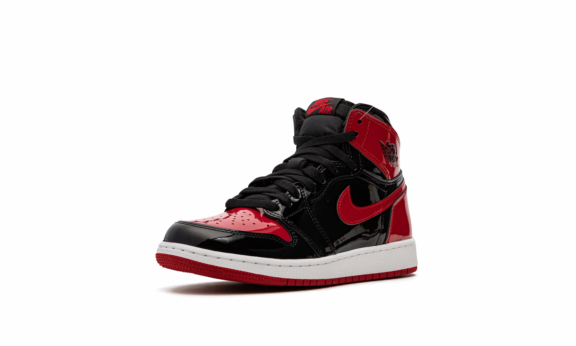 Air Jordan 1 Retro High OG GS "Patent Bred" Sculpted durability
