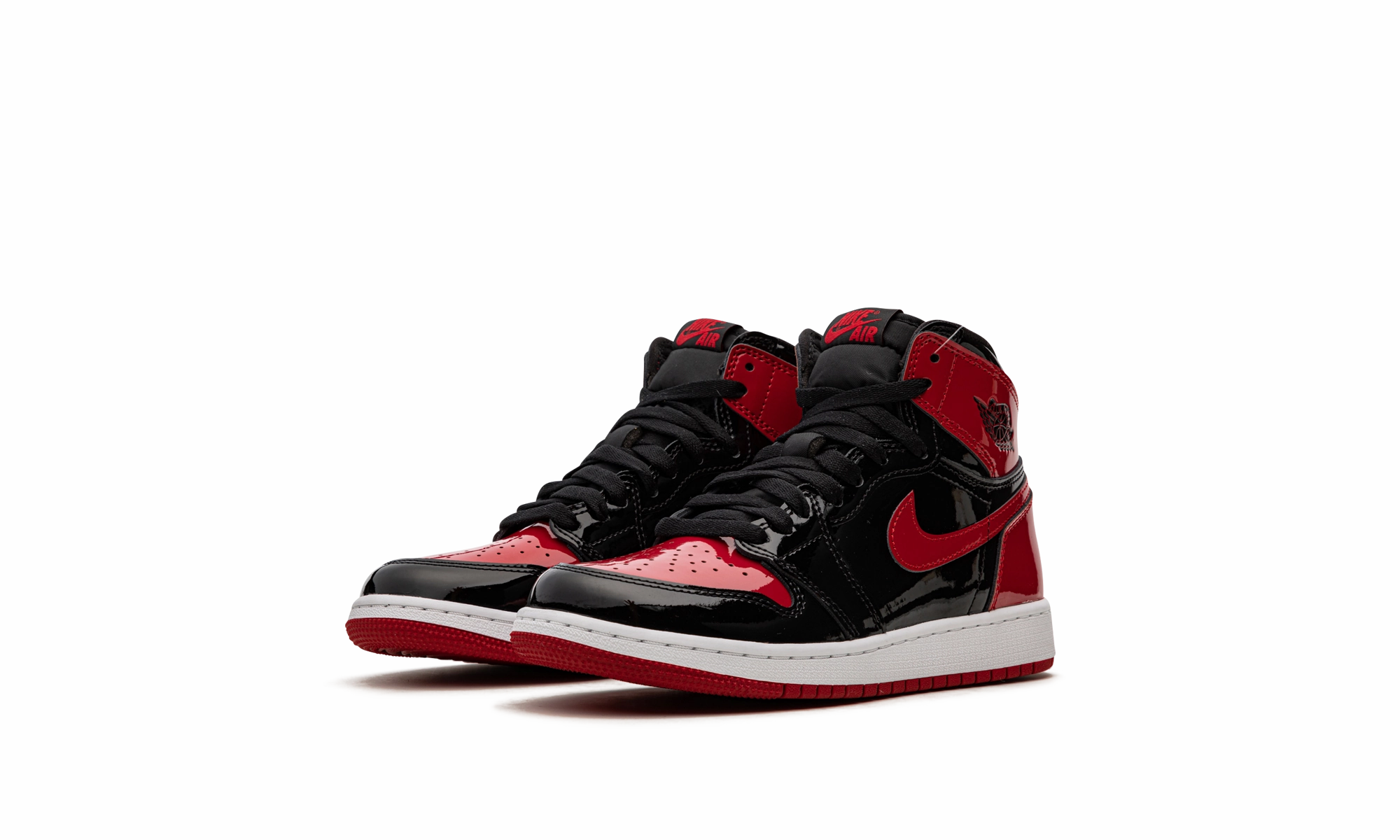 Air Jordan 1 Retro High OG GS "Patent Bred" Smart Ease