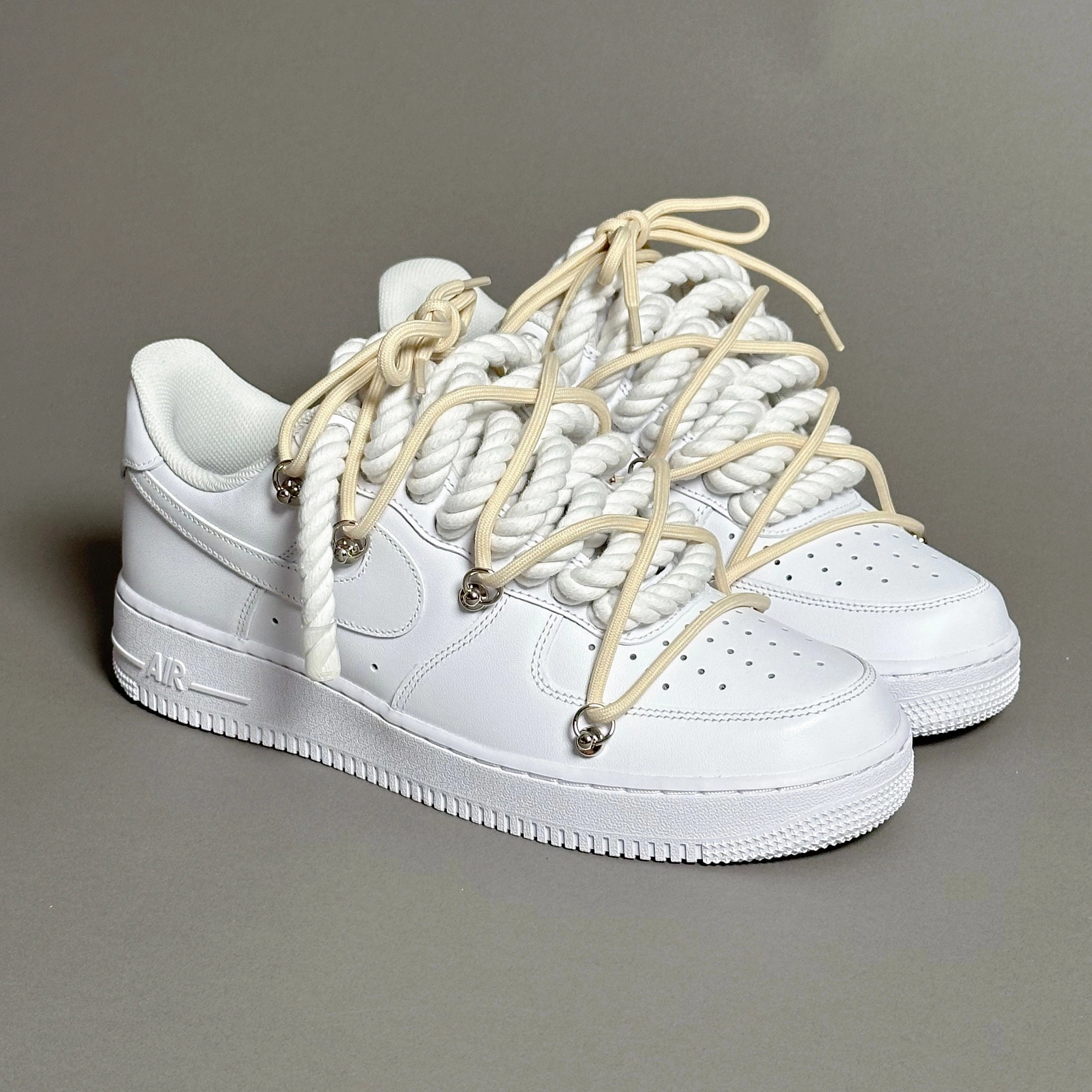 Nike Air Force 1 Rope Laces White??Triple Cream V1 endurance - focused shoes