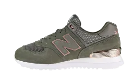 cold weather running shoes rough - surface proof 574 All Day Rose MWNS "Olive"