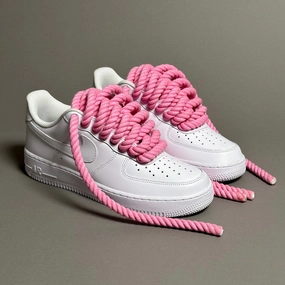 Nike Air Force 1 "Rope Laces Fuchsia Tint" V2 snug - fit shoes