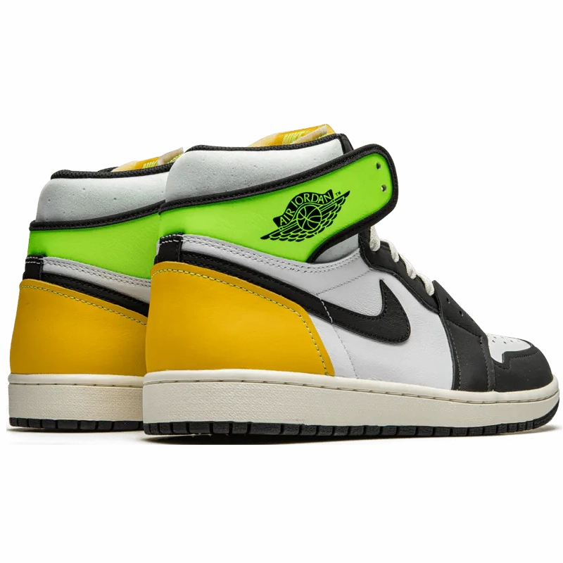 Cloud Feel Jordan 1 Retro High White Black Volt University Gold