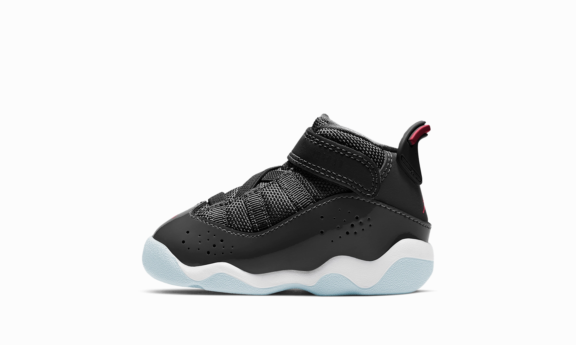 heavy - duty rubber shoe substance Jordan 6 Rings TD "Black Gym Red"