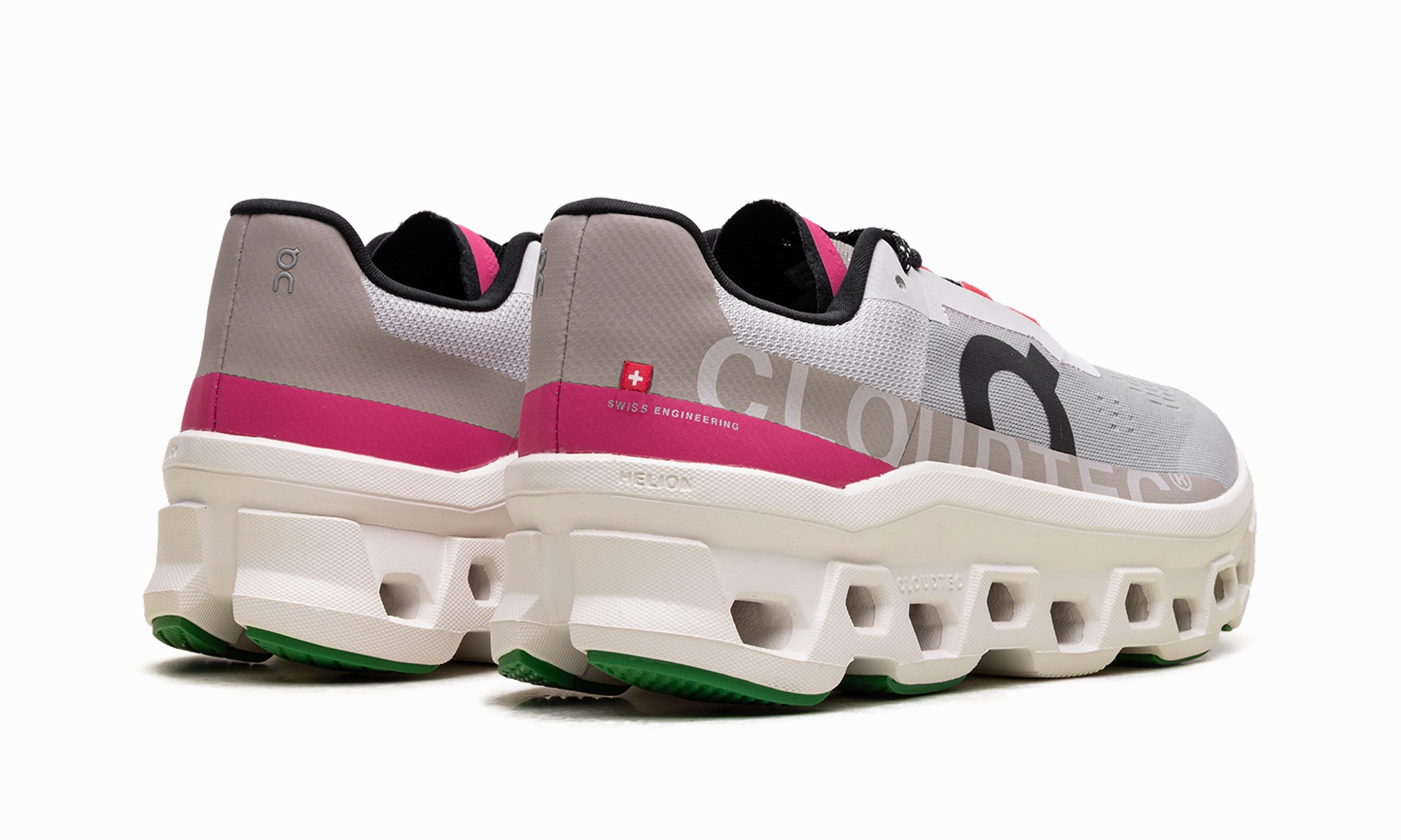 anti - microbial - treatment shoes squash shoes Cloudmonster WMNS "Silver Ivory"