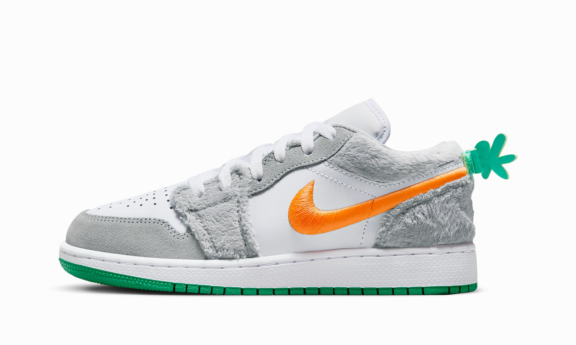 Air Jordan 1 Low GS "Rabbit" Versatile Footwear Mid Cut