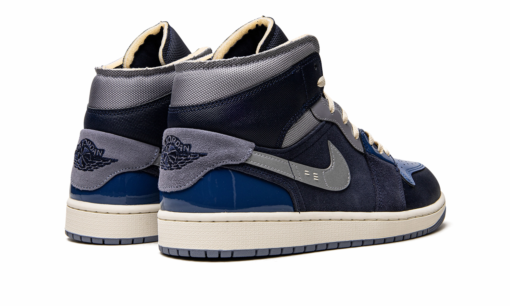 Air Jordan 1 Mid SE Craft "Obsidian" Supportive Heel