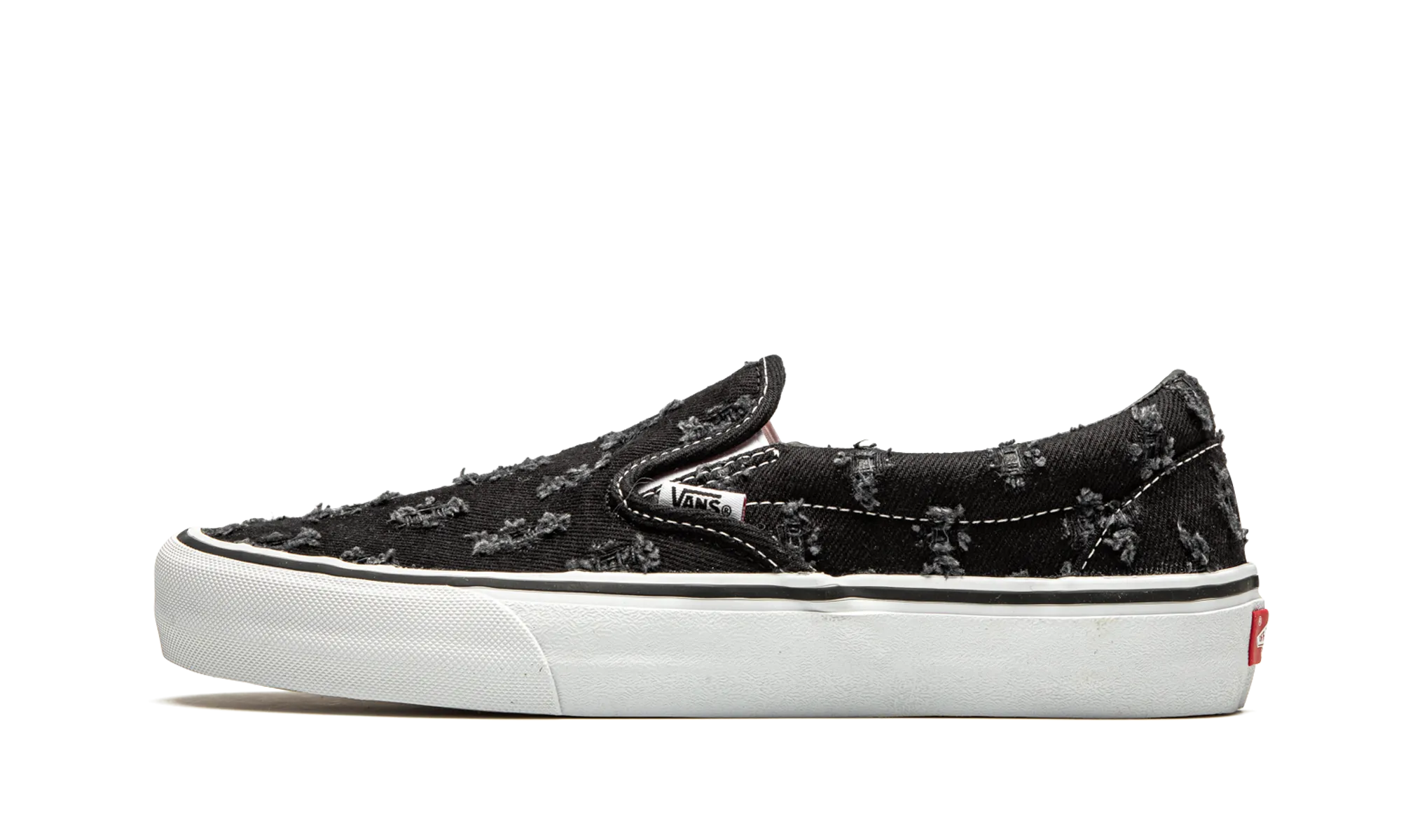 Soft Sole Shoes Slip-On Pro "Supreme - Black Hole Punch Denim"