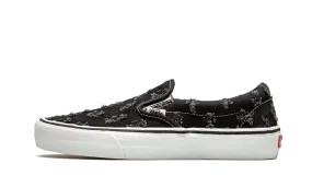 Soft Sole Shoes Slip-On Pro "Supreme - Black Hole Punch Denim"