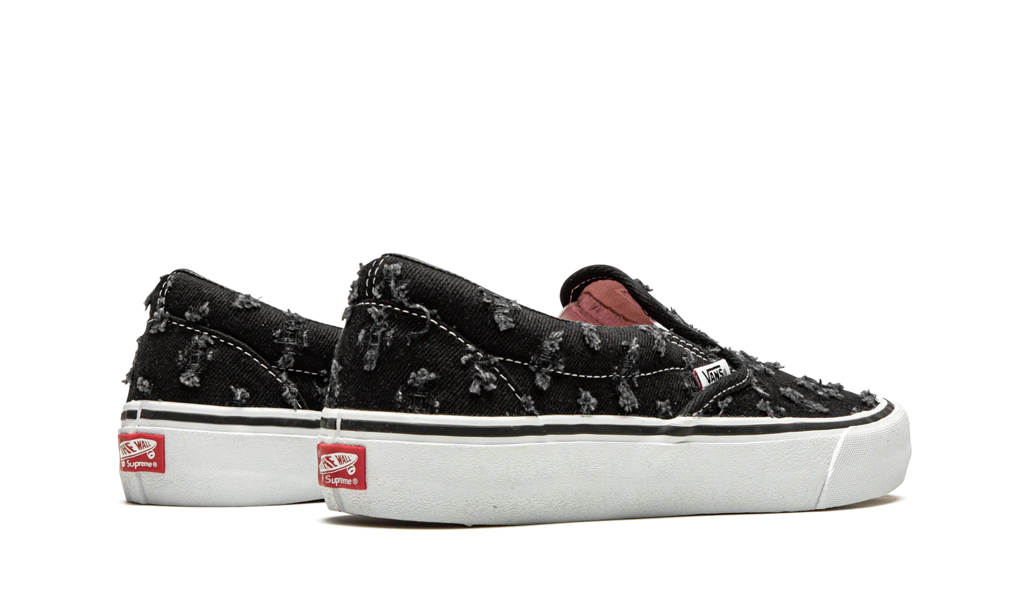 Track Trek Slip-On Pro "Supreme - Black Hole Punch Denim"