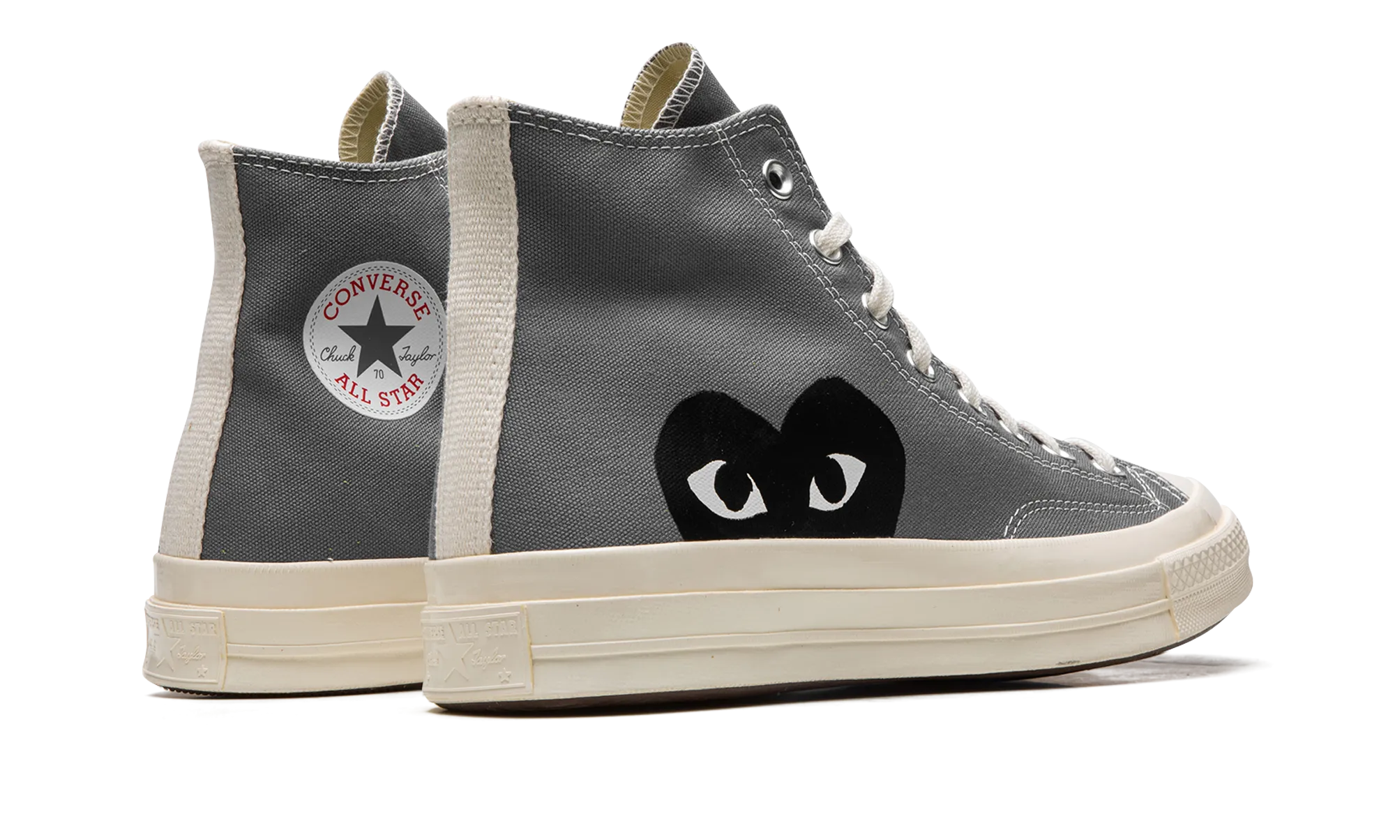 slim fit After Work Chuck 70 Hi "CDG Play - Steel Gray"
