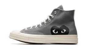 Parkour Step Chuck 70 Hi "CDG Play - Steel Gray"