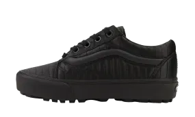 Classic Look Clear Step PADDED OLD SKOOL LUG PLATFORM "Opening Ceremony - Black"