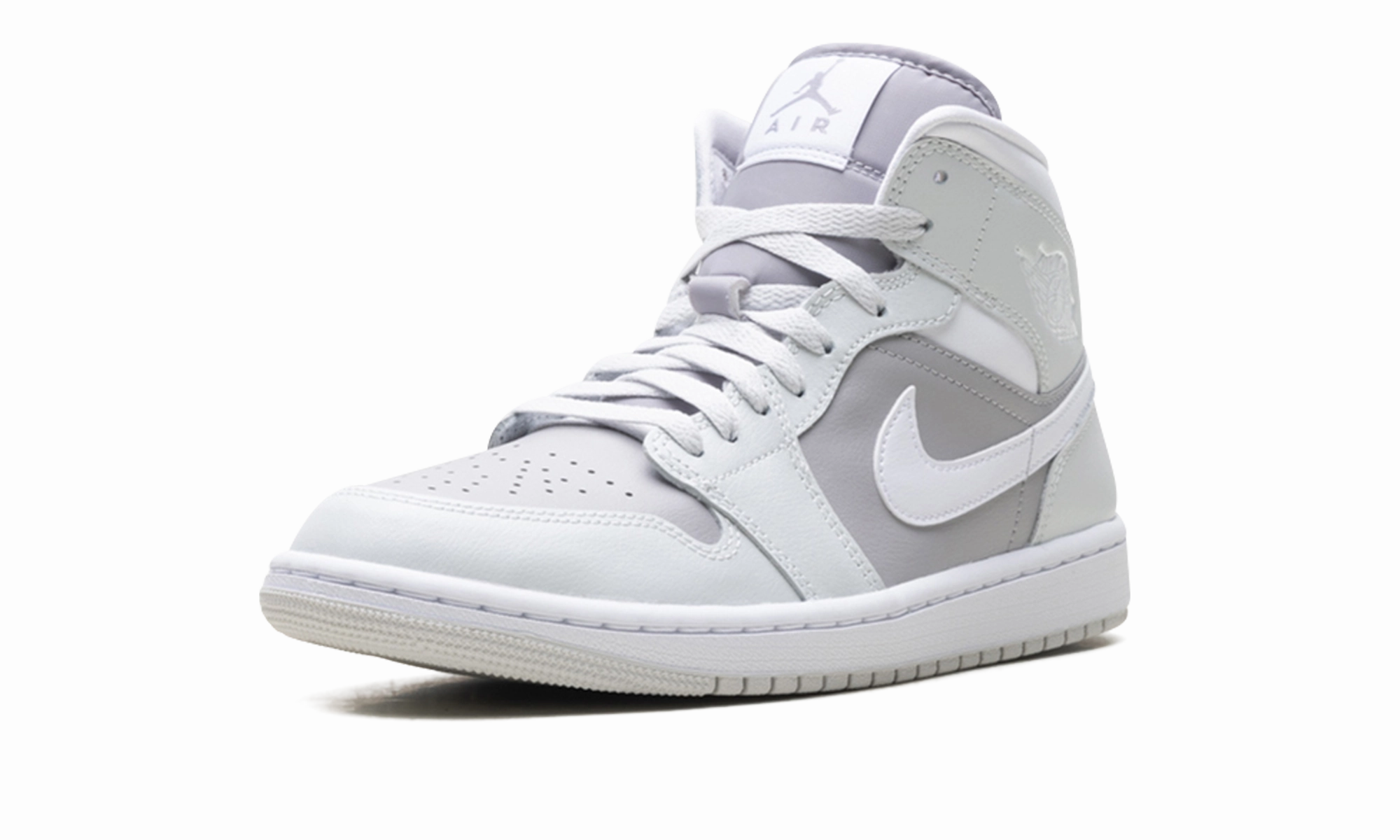 Impact Cushion Air Jordan 1 Mid WMNS "Photon Dust Atmosphere Grey"