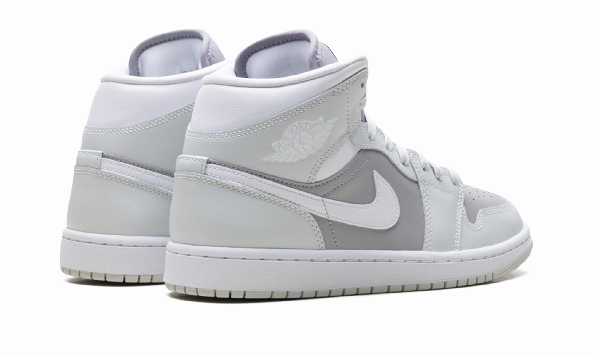 Comfort Runner Flexible Sole Air Jordan 1 Mid WMNS "Photon Dust Atmosphere Grey"