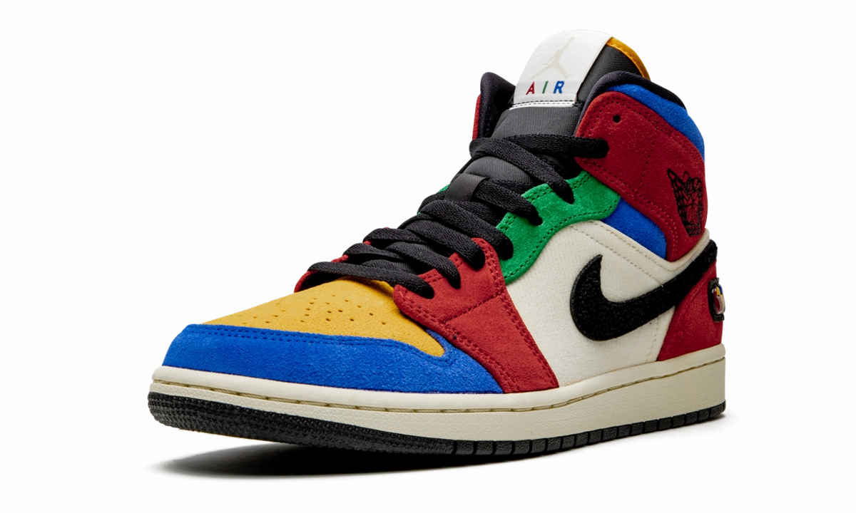 Run Trail Urban Comfort Air Jordan 1 Mid "Blue The Great - Fearless"