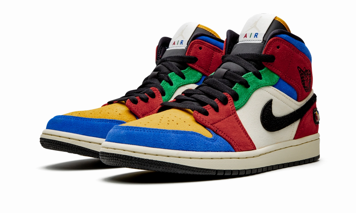 Minimal Comfort Air Jordan 1 Mid "Blue The Great - Fearless"