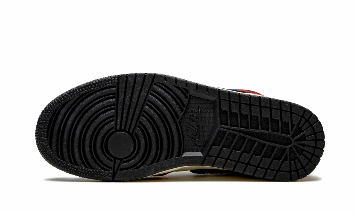 Air Jordan 1 Mid "Blue The Great - Fearless" Urban Trends Glam silhouette