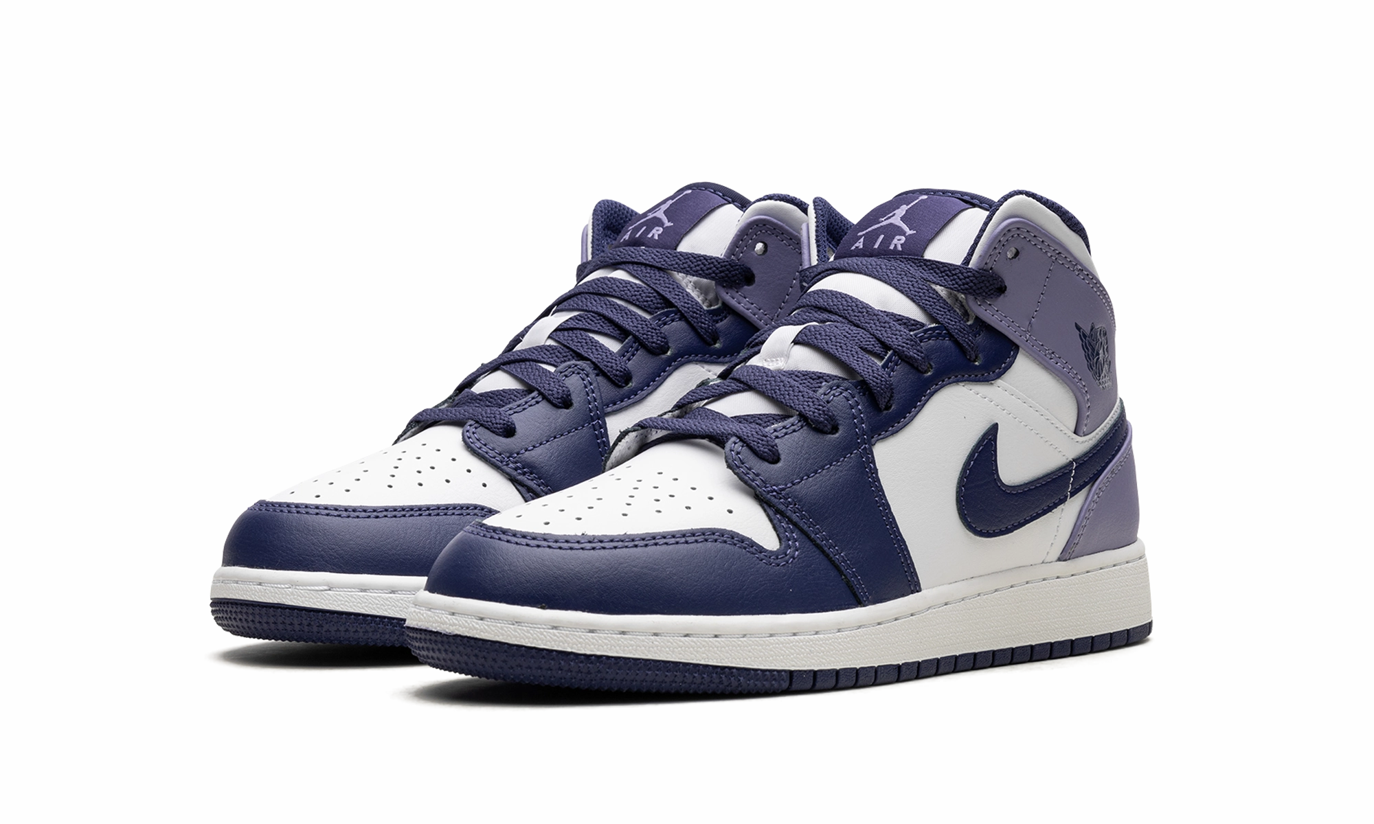 Minimal Design Air Jordan 1 Mid GS "Blueberry"
