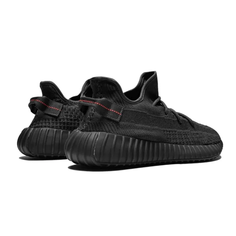 Park Chill Comfortable Fit Shoes Yeezy Boost 350 V2 Black Non-Reflective