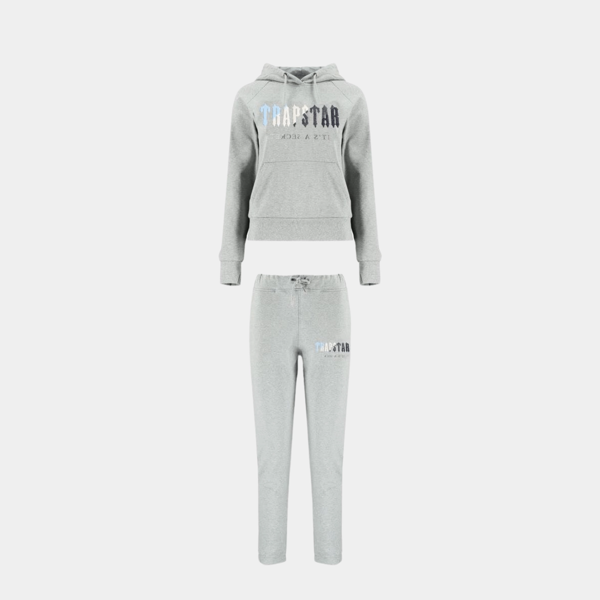 Daily Support Trapstar Women's Chenille Decoded Tracksuit - Grey Ice Flavours