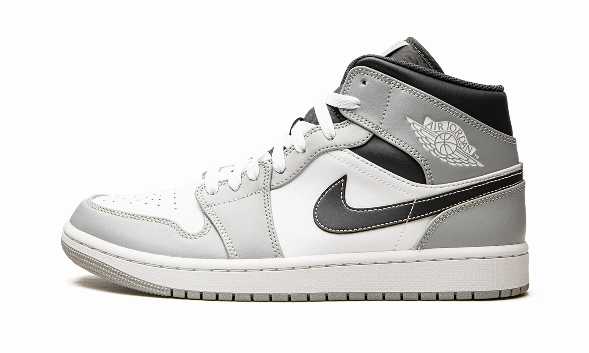 Air Jordan 1 Mid "Light Smoke Grey 2.0" All Day Support