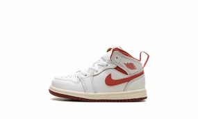 All-around ease Air Jordan 1 Mid SE TD "White Dune Red"