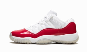 Air Jordan 11 Retro Low GS "Cherry" pom - pom - decorated running shoes slip - on style