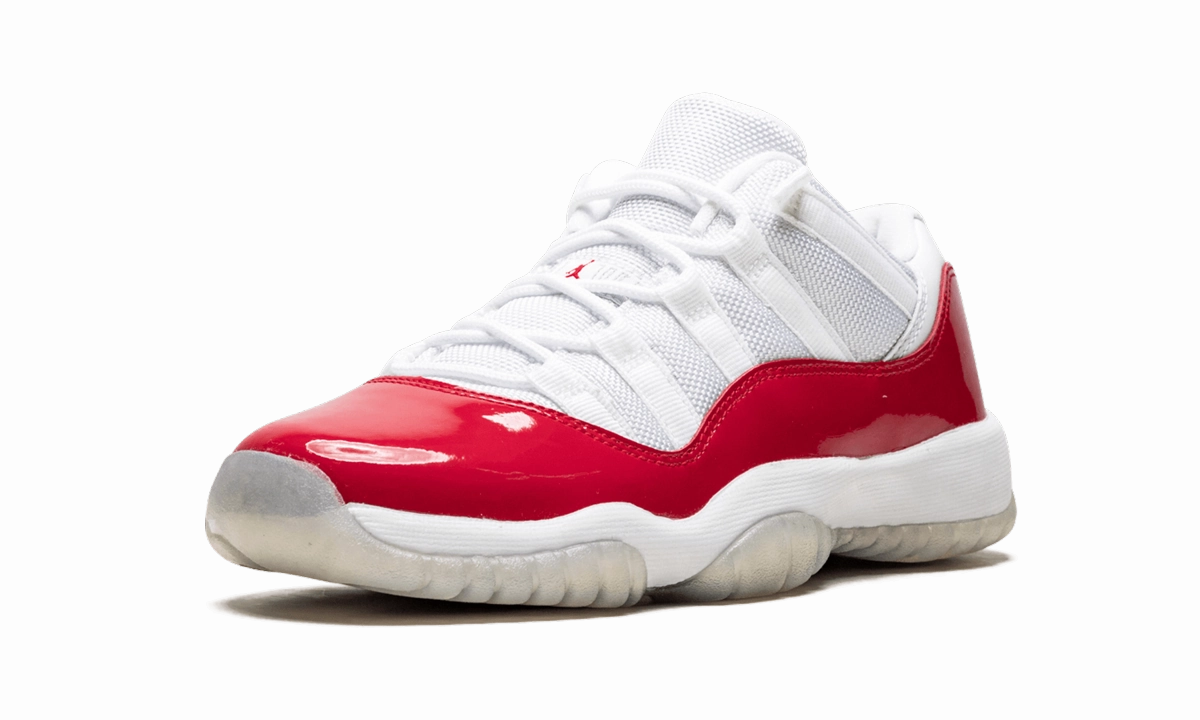 Air Jordan 11 Retro Low GS "Cherry" platform shoes