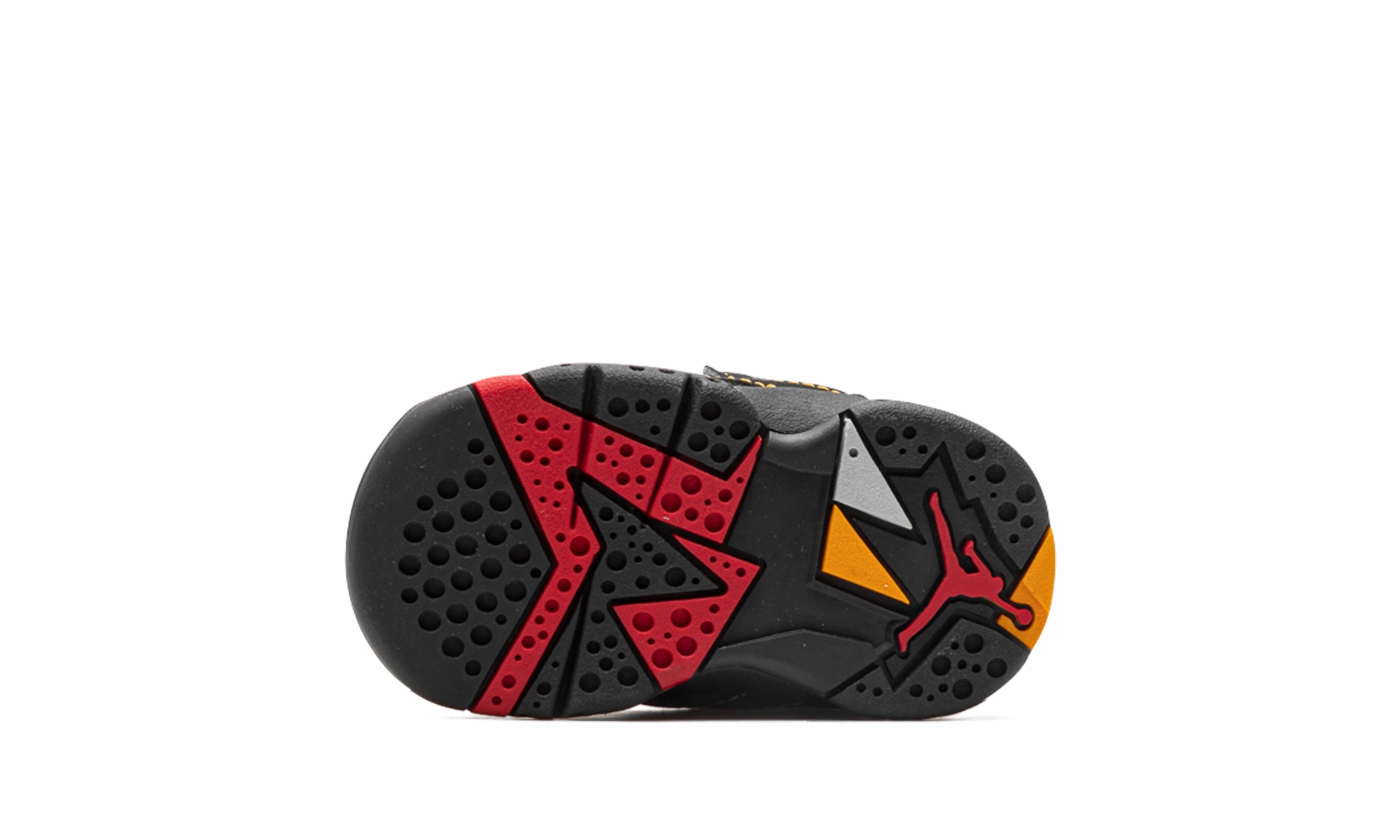 park running shoe setting Air Jordan 7 Retro TD "Citrus 2022"