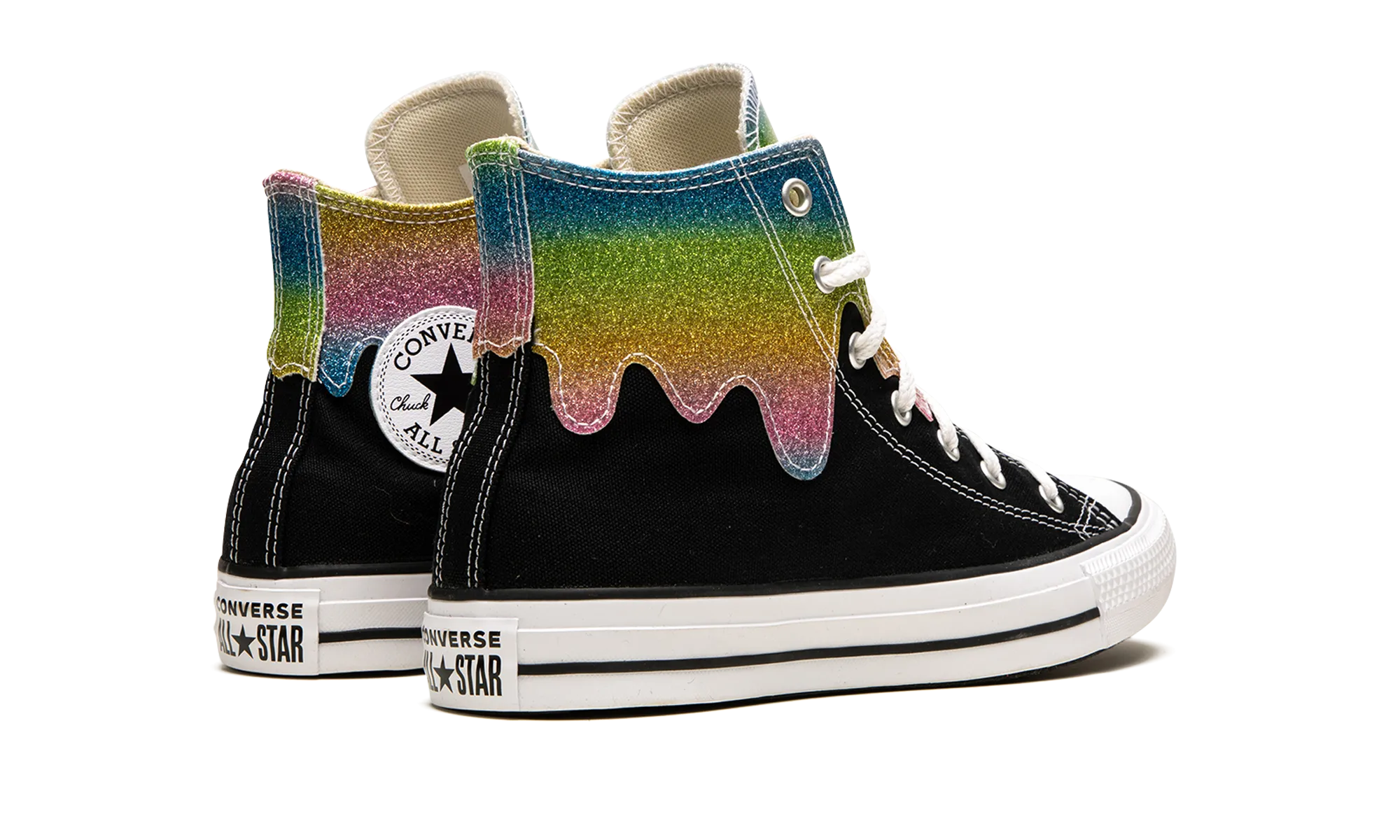 Creek Path Go Anywhere HI All Star Chuck GS "Glitter Drip"