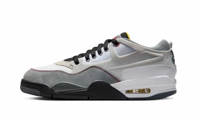 Jordan 4 RM Premium "White Black Smoke Grey Fire Red" Stability Zone Cushioned Sole