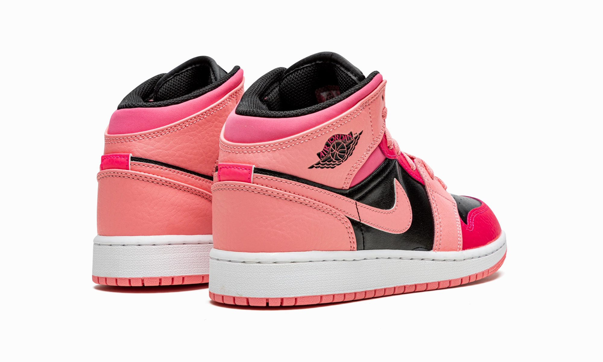 Air Jordan 1 Mid GS "Coral Chalk" On-the-Go Wear