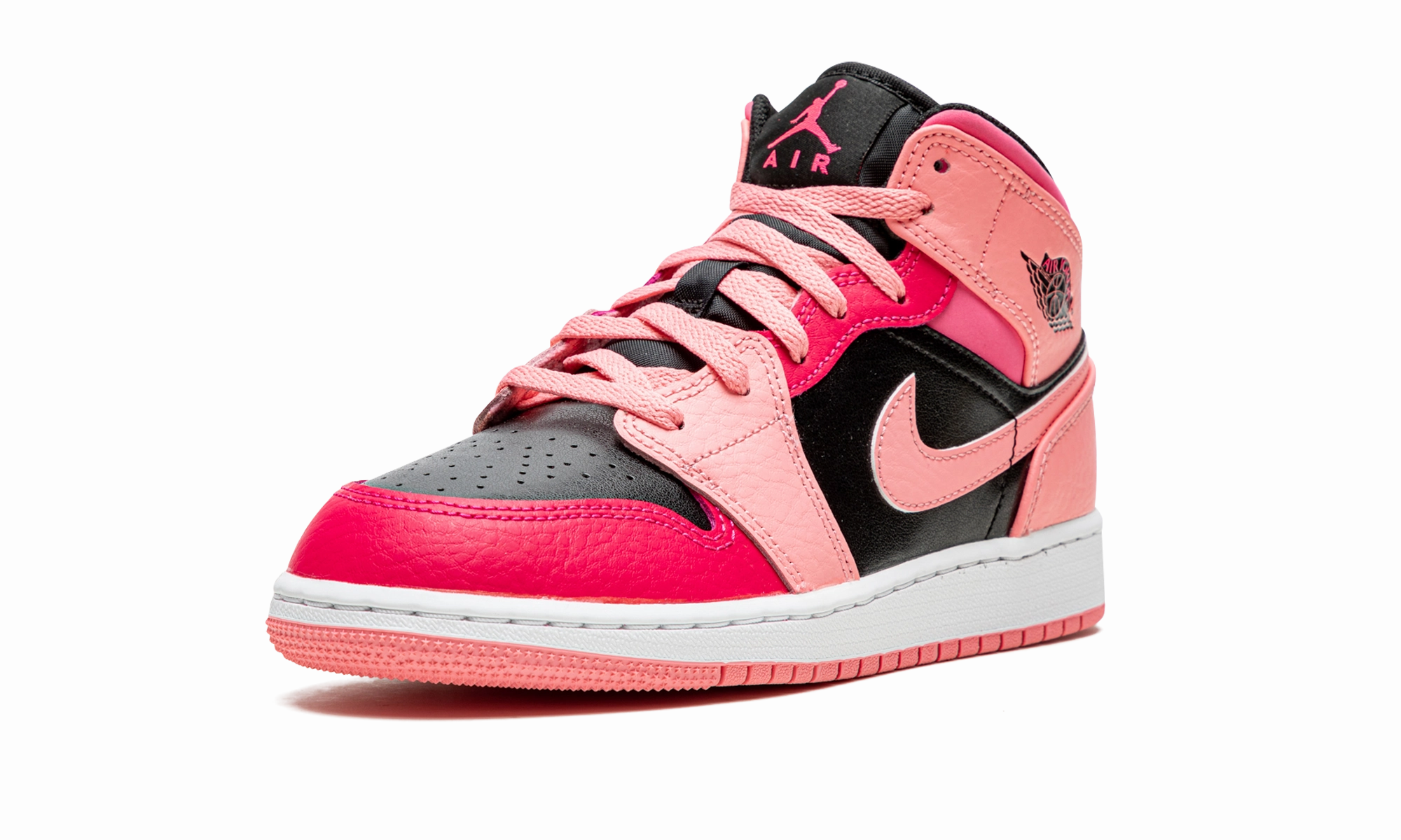 Sport Utility Chic Wear Air Jordan 1 Mid GS "Coral Chalk"