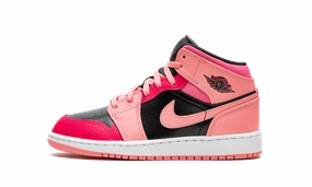 Fashion Appeal Adjustable Design Air Jordan 1 Mid GS "Coral Chalk"
