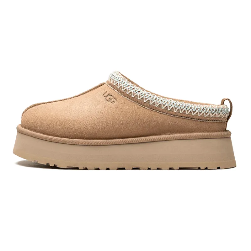Hall Step Lace Edge UGG Tazz Slipper Sand