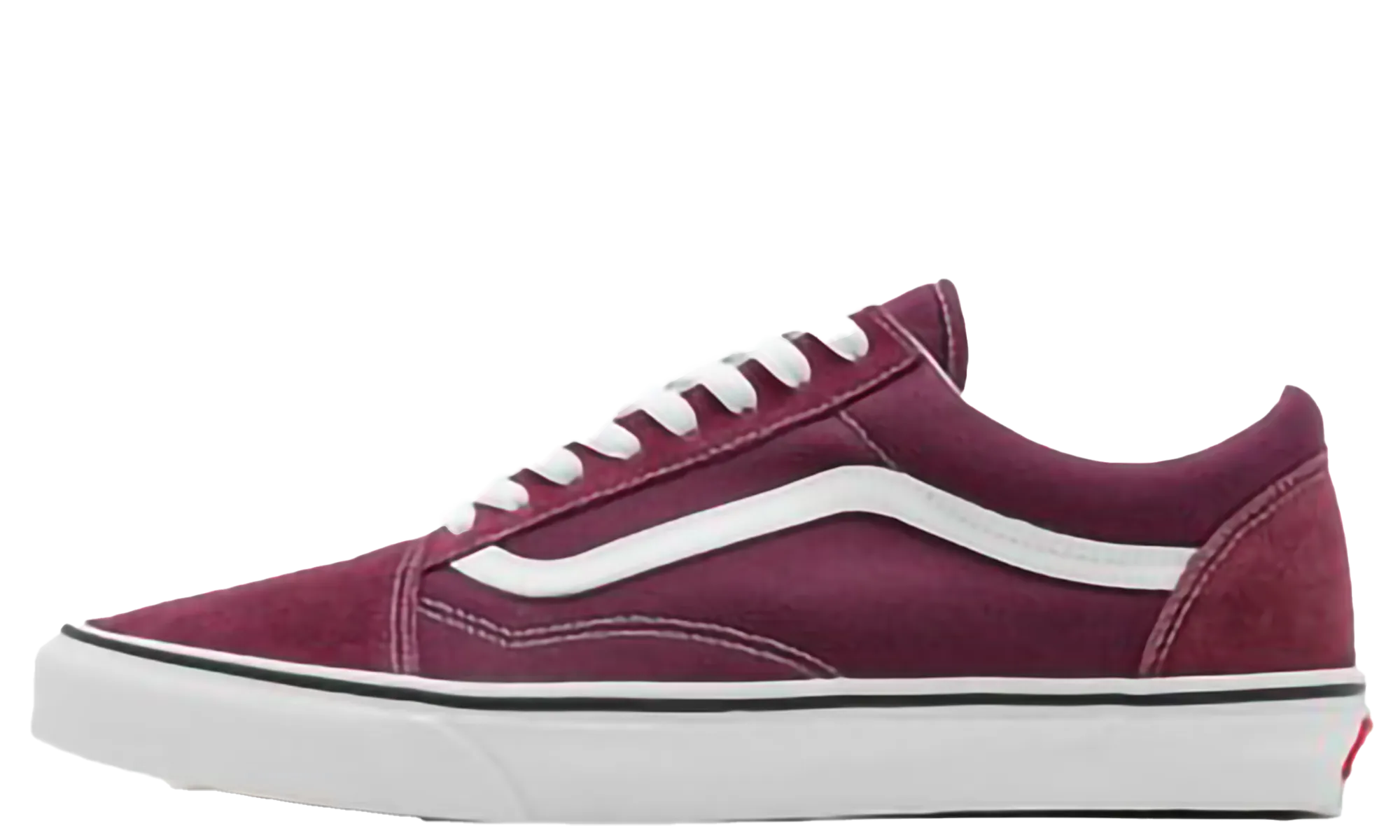 Old Skool PS "Grape Wine True White" London Edge Quick lace