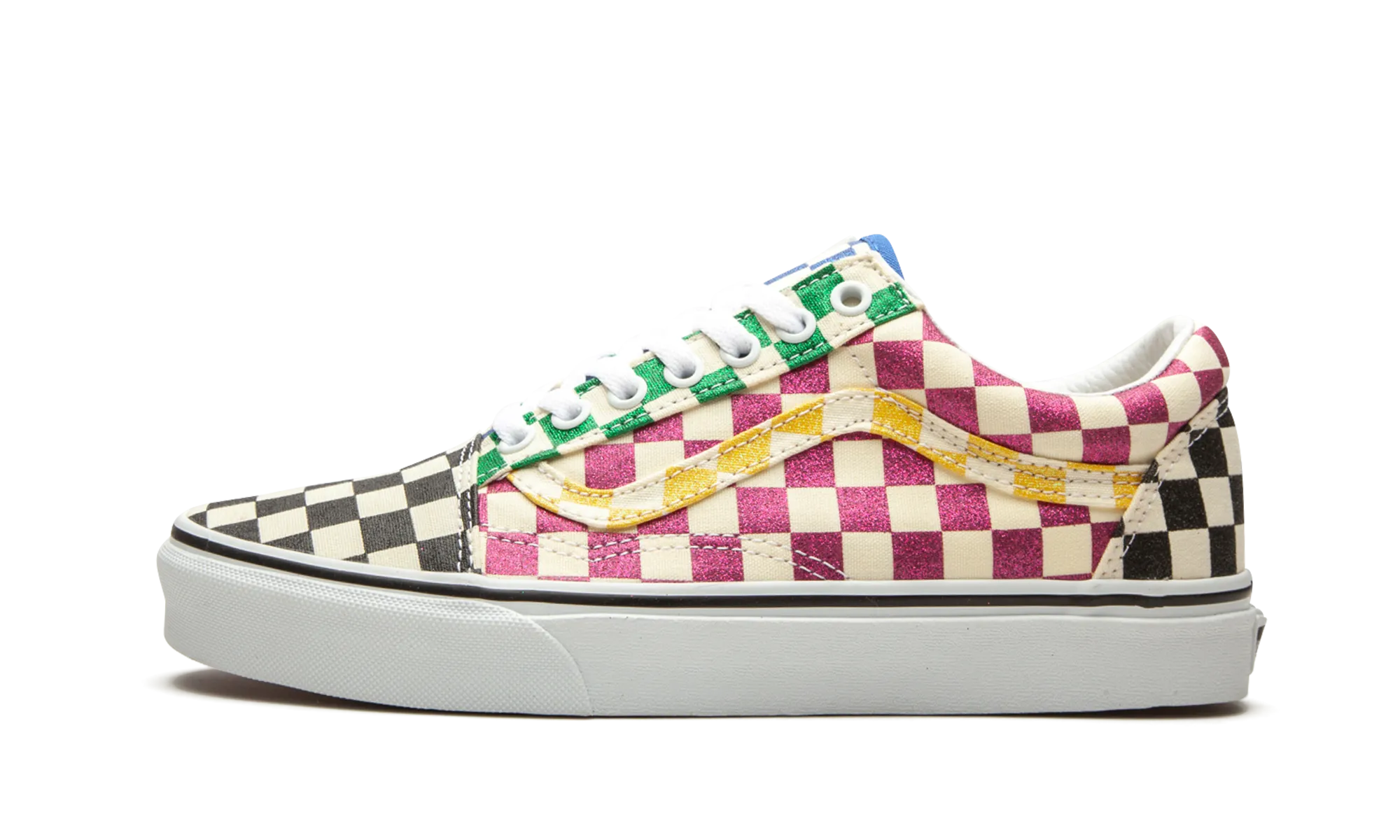 Comfortable Upper Old Skool "Glitter Check"