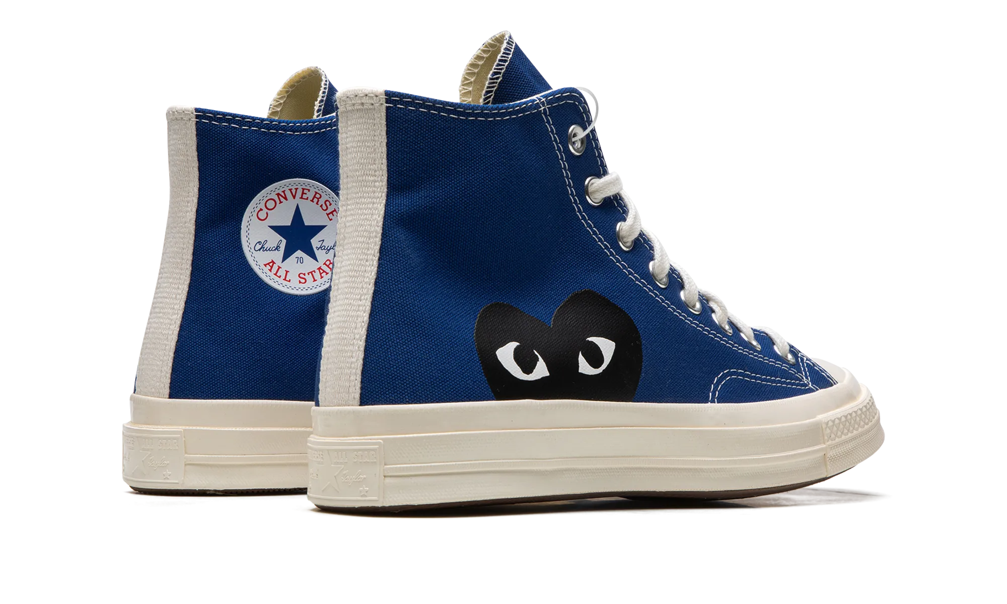 Test Step Soft cushion Chuck 70 CDG Hi "CDG Play - Blue Quartz"