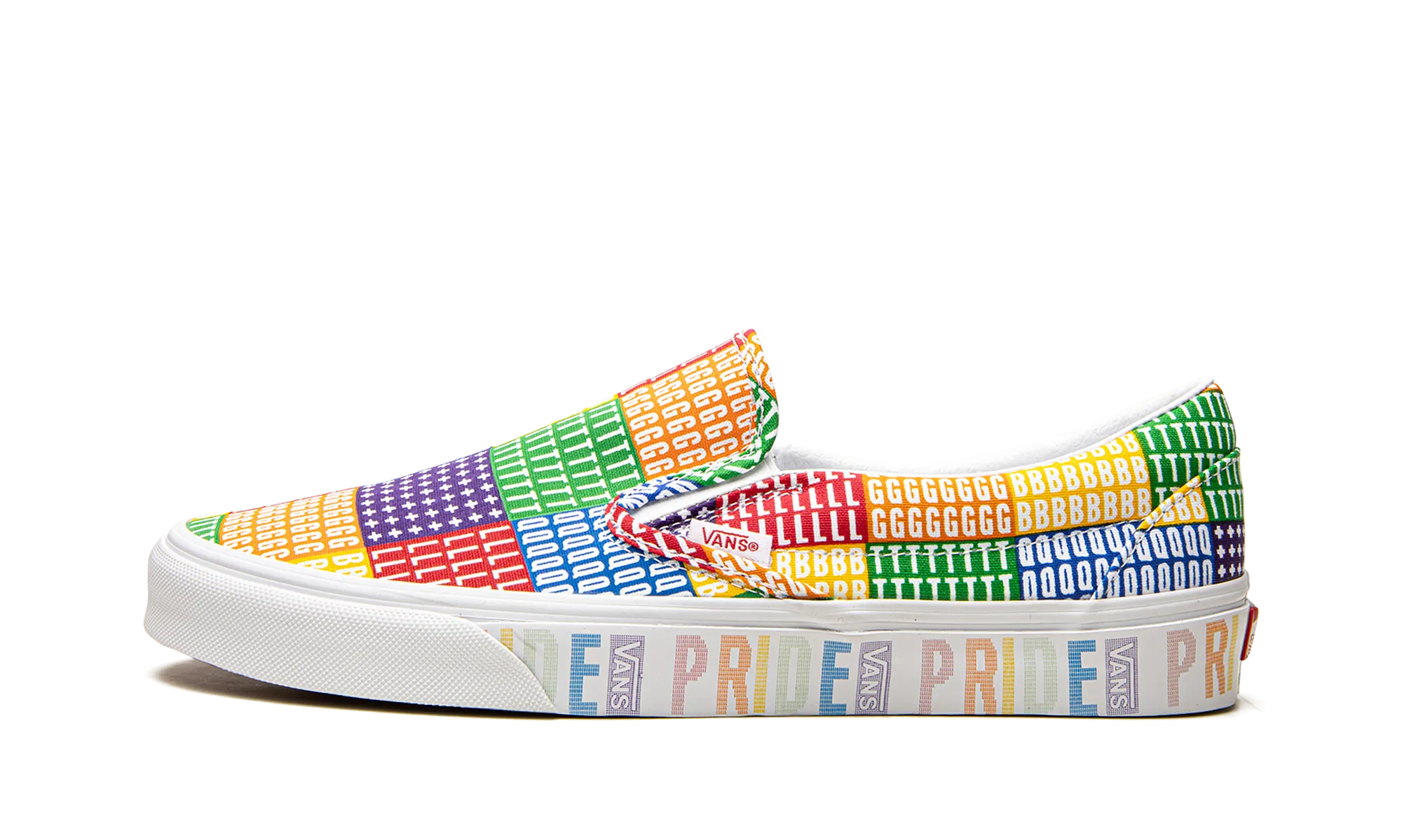 Classic Slip-On "Pride" Silver Glow