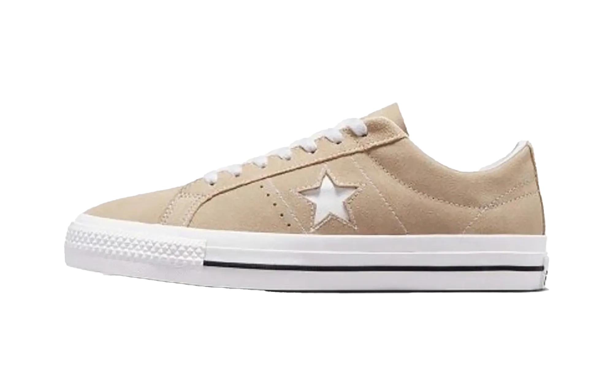 One Star Pro Vintage Suede Low "Oat Milk" Durable materials