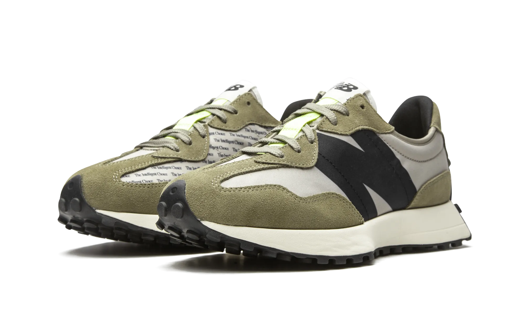 327 "Aluminum / Covert Green" City Jog Heat Step