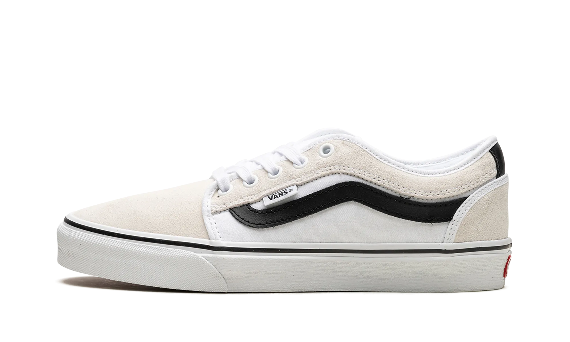 Block Walk Chukka Low Sidestripe "White/Black"