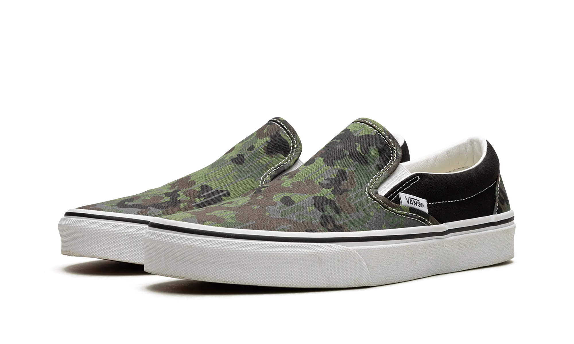 Classic Slip On "Camo" City Tour Forest Step