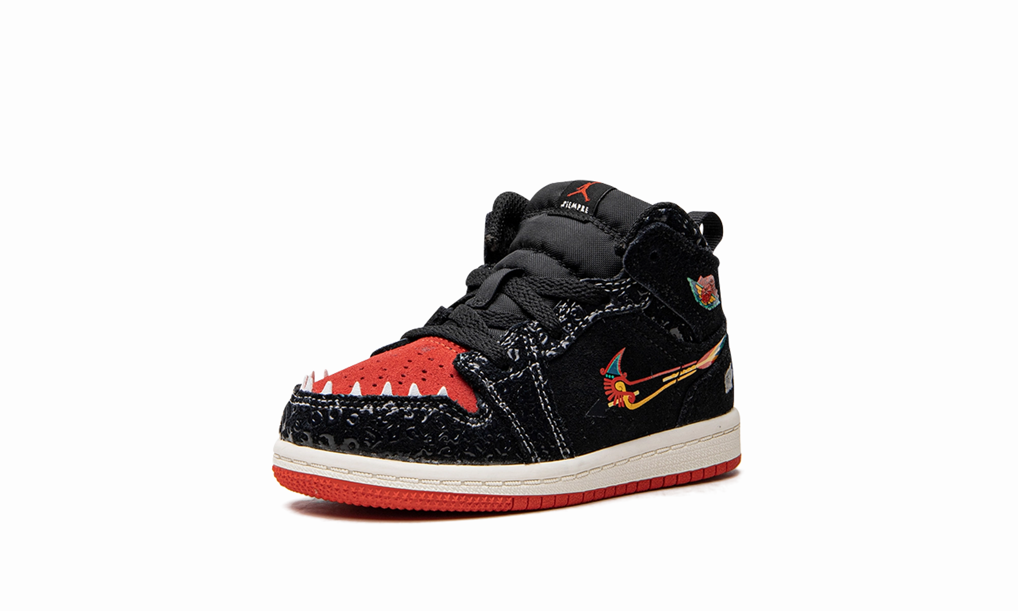 Air Jordan 1 Mid SE TD "Siempre Familia (TD)" Vibrant Look