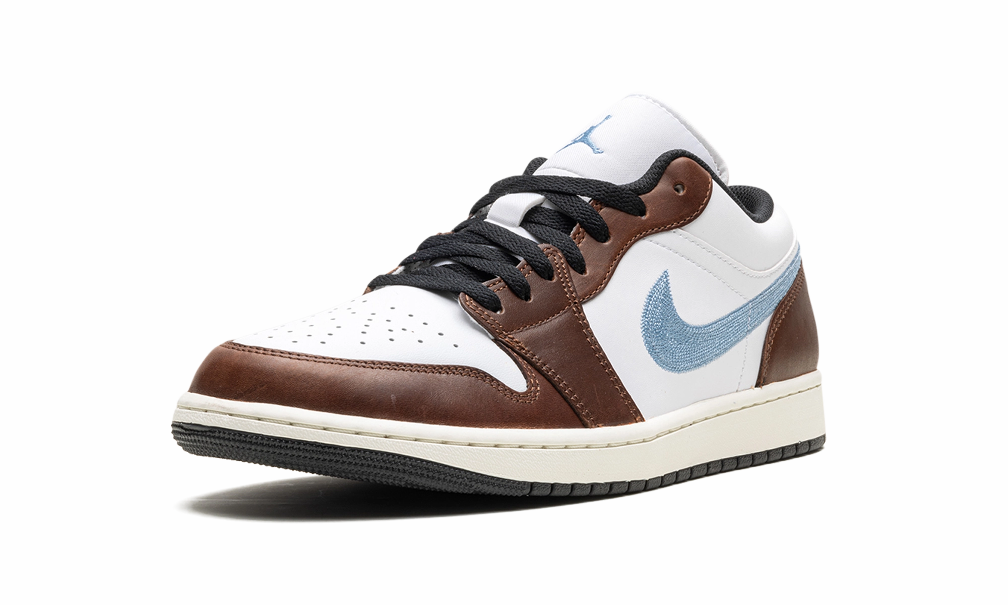 Air Jordan 1 Low SE "Embroidered Swoosh - Mocha" Seamless lining