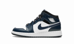 Air Jordan 1 Mid GS "Armory Navy" Classic Fit Daily Comfort
