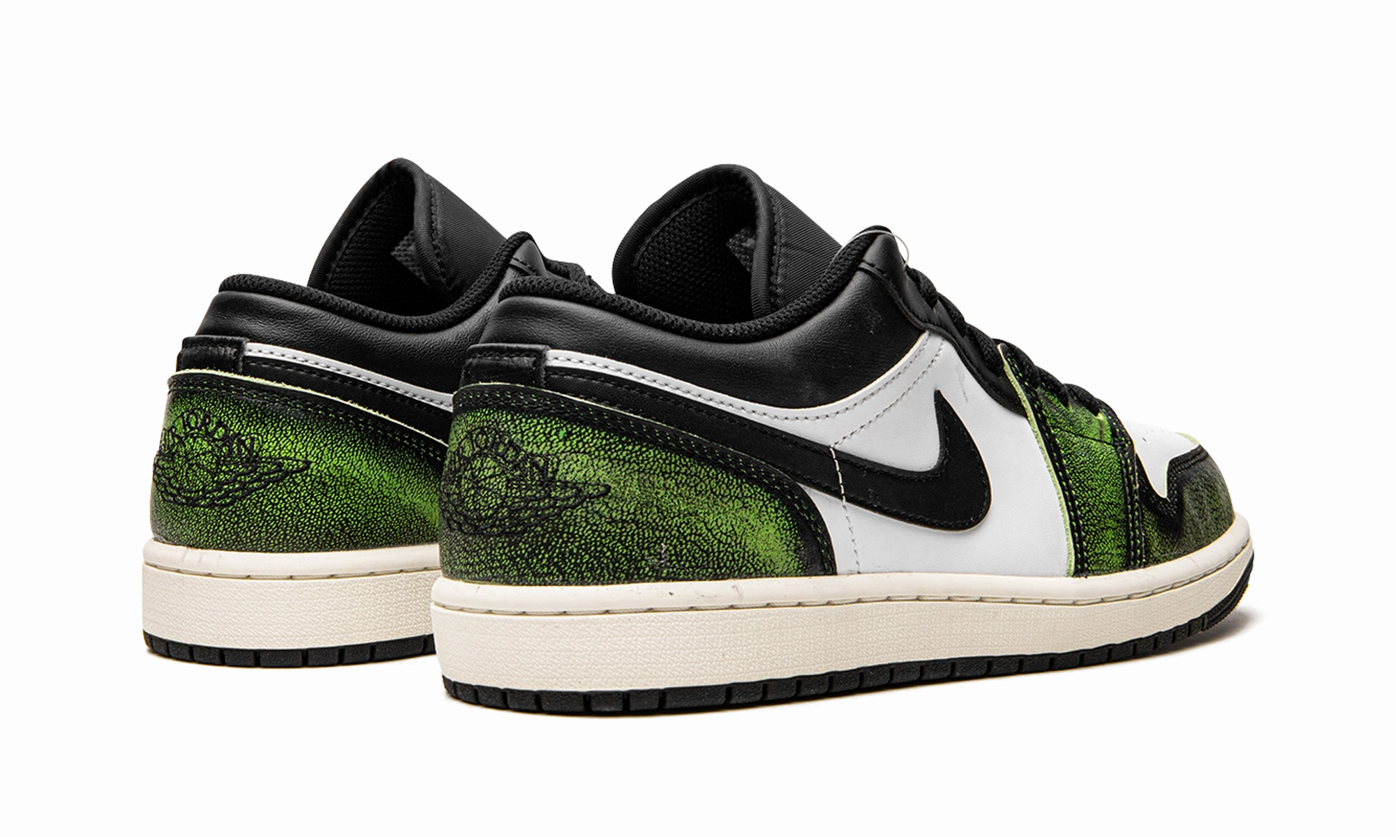 Run Flex Air Jordan 1 Low SE "Wear Away - Electric Green"